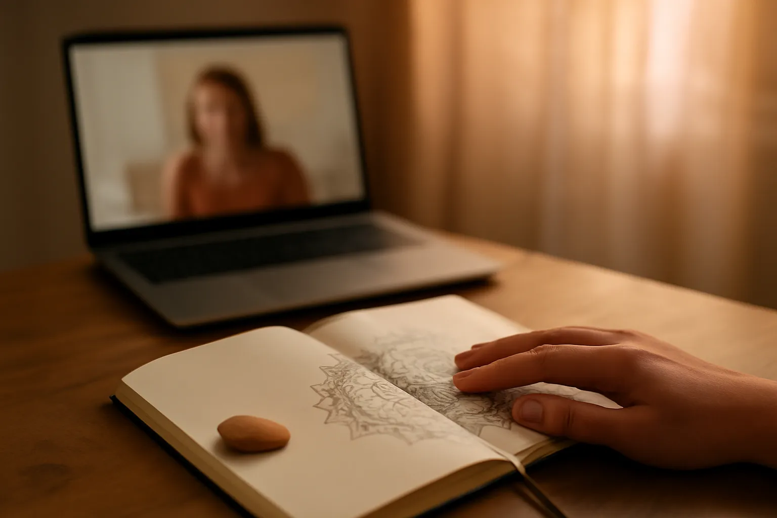 Rituais de abertura e fechamento em arteterapia online