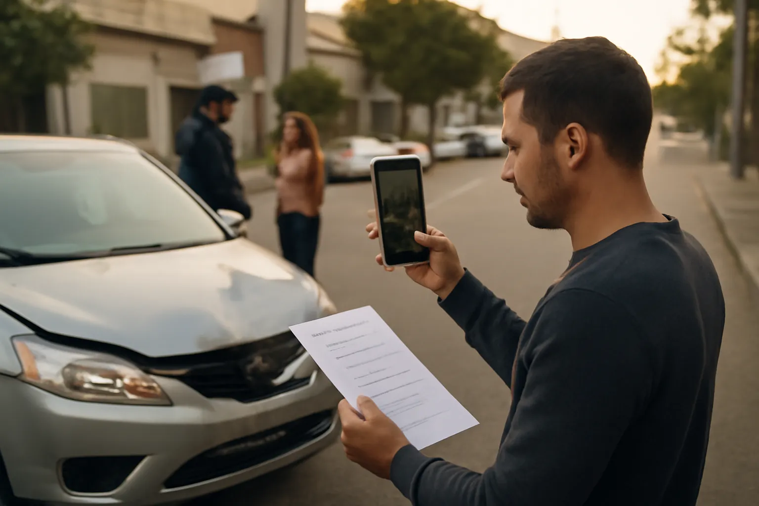Como registrar um sinistro de automóvel: passo a passo prático
