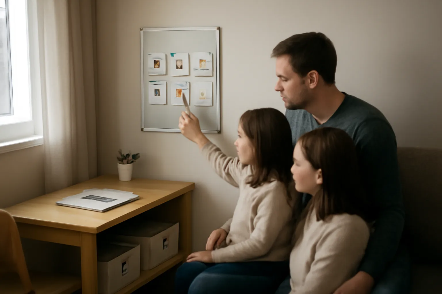 Como criar rotinas visuais e ambientes estruturados em casa