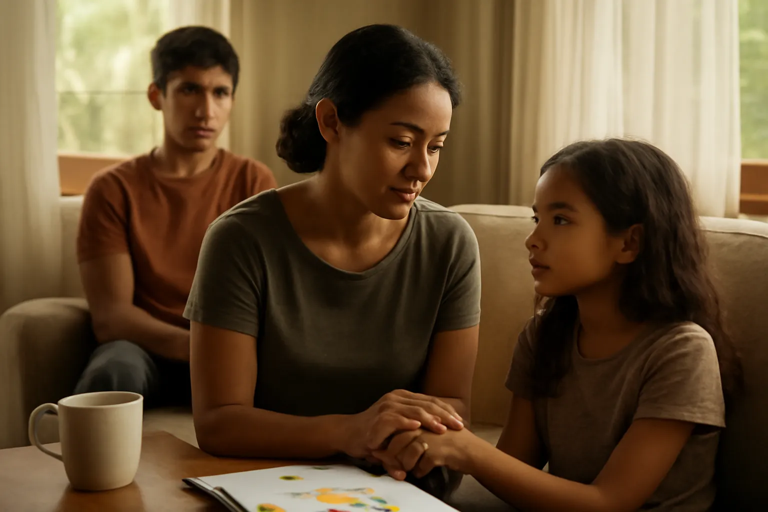 Como conversar com filhos sobre doença grave na família