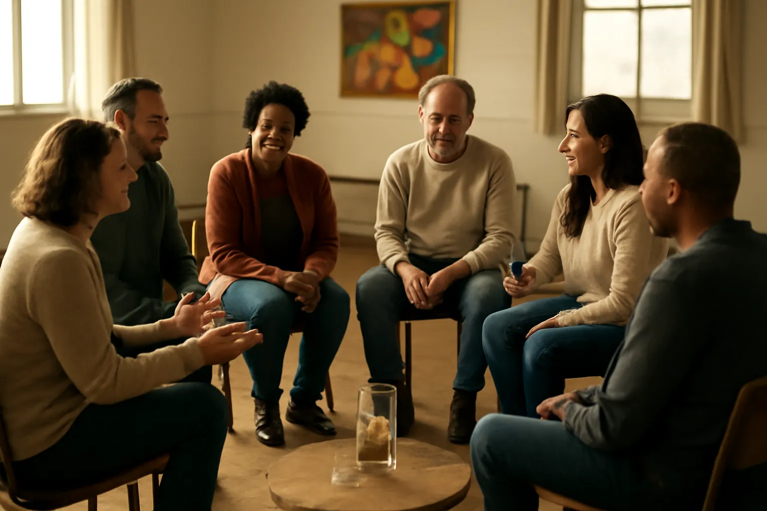 Rodas de conversa terapêuticas em espaços comunitários: roteiro prático para facilitadores