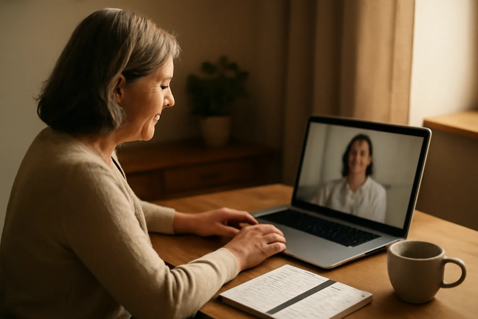 O que esperar na primeira sessão de psicoterapia online (TCC)