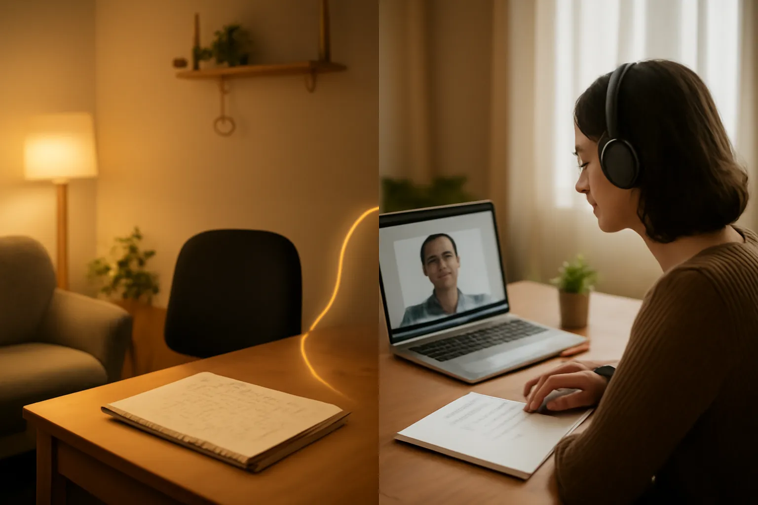 Terapia cognitivo-comportamental: atendimento online x presencial, como escolher e o que esperar na prática